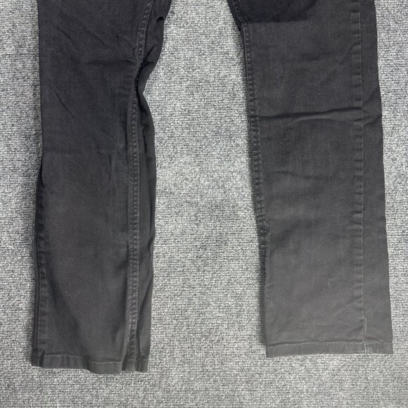 Tom Tailor Jeans Mens 34 Black Cotton Slim Stretch Pockets Button Fly - Picture 2 of 9